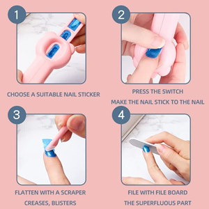 ست آرایشی و استمپر ناخن کودک Nail Art Kit Princess_اسباب بازی